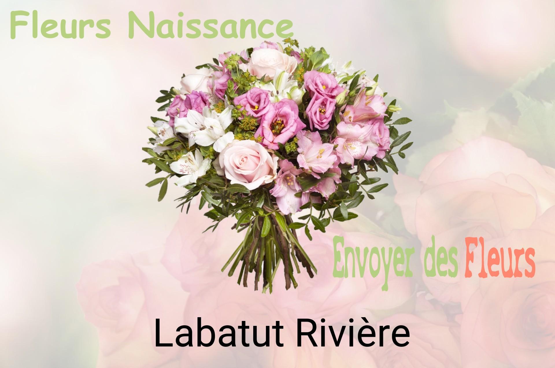 Bouquet de fleurs de naissance livré à Labatut-Rivière